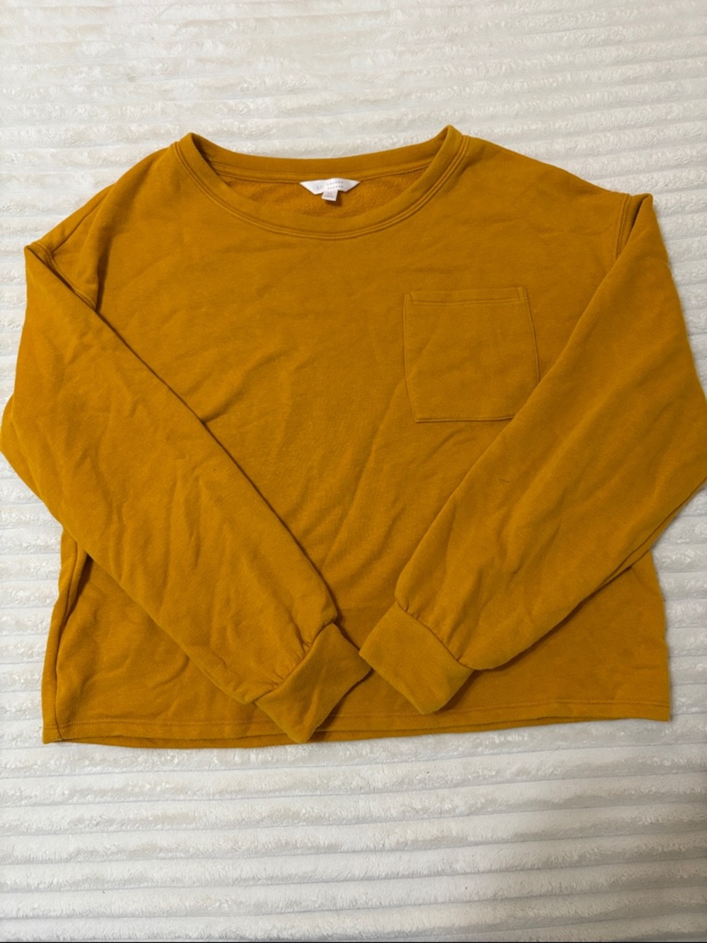 LC Lauren Conrad Mustard Crewneck Pullover